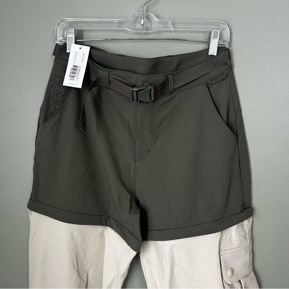 NWT outdoor voices‎ zip-off rectrek pants green size small women’s - Picture 6 of 10